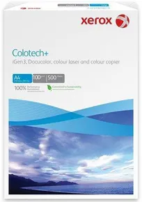 Xerografický papier Colotech, pre digitálnu tlač, A4, 100g, XEROX